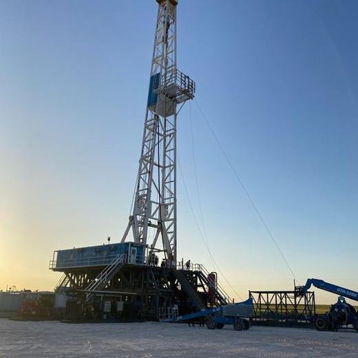 The Pioneer 1-8H rig on location